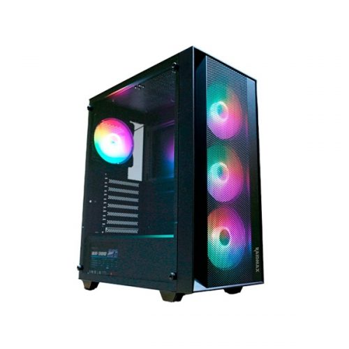 Wak Computer » RAIDMAX V100 BLACK 4 FANS ARGB