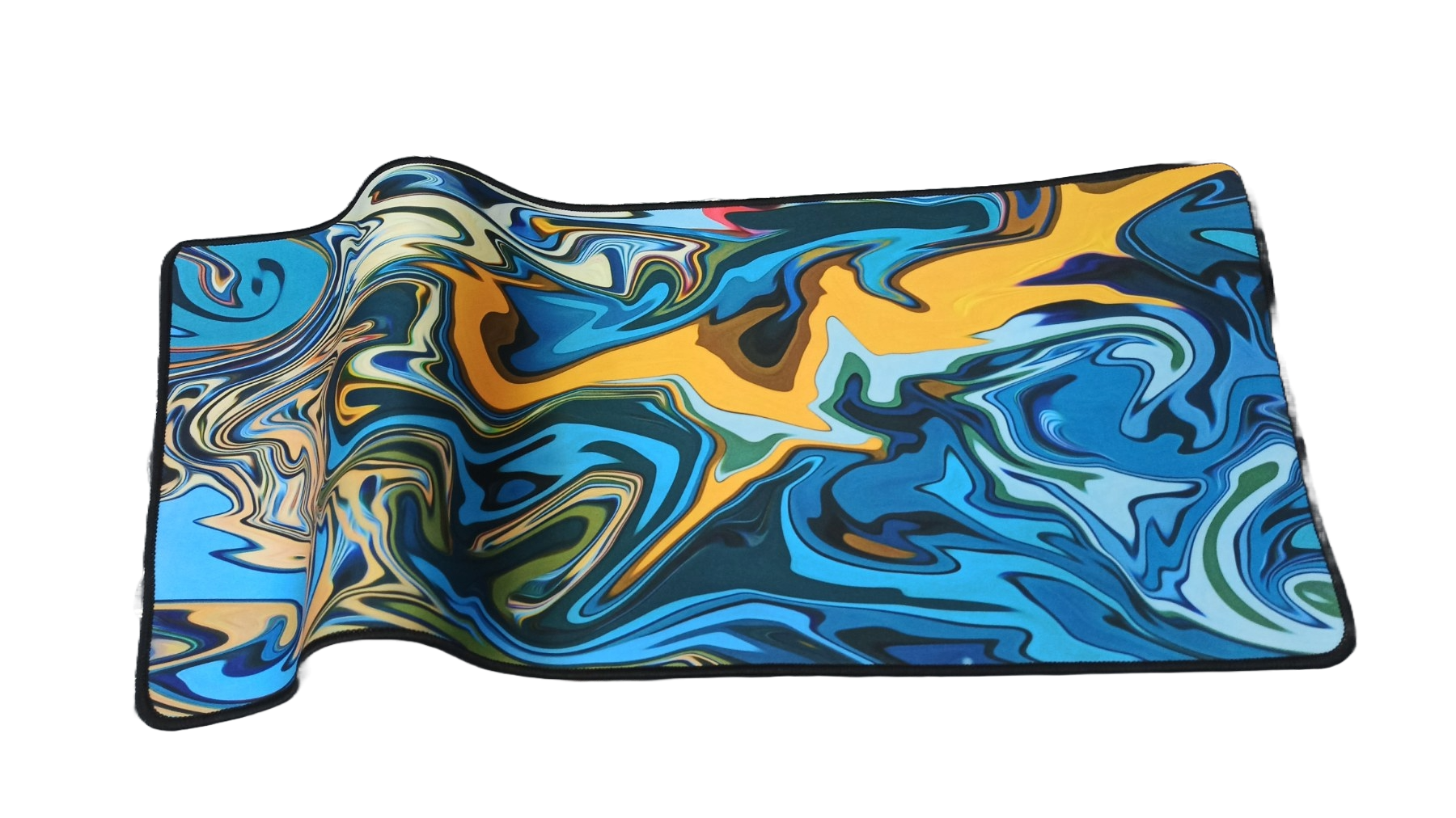 Tapis de Souris XXL - MuchoWow - Gaming - 80x60 cm - Marbre Vague Motifs  aspect marbre Pastel - Bleu - Cdiscount Informatique